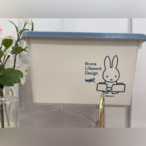 Miffy🐰💙Bruna Lifework Design White and Blue Storage Box